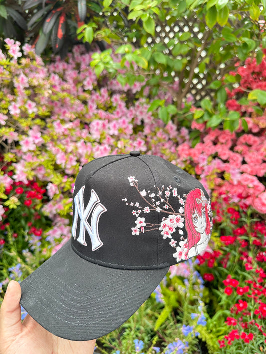 Black Cherry Blossom Hat