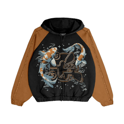 Koi Fish Hoodie Orange