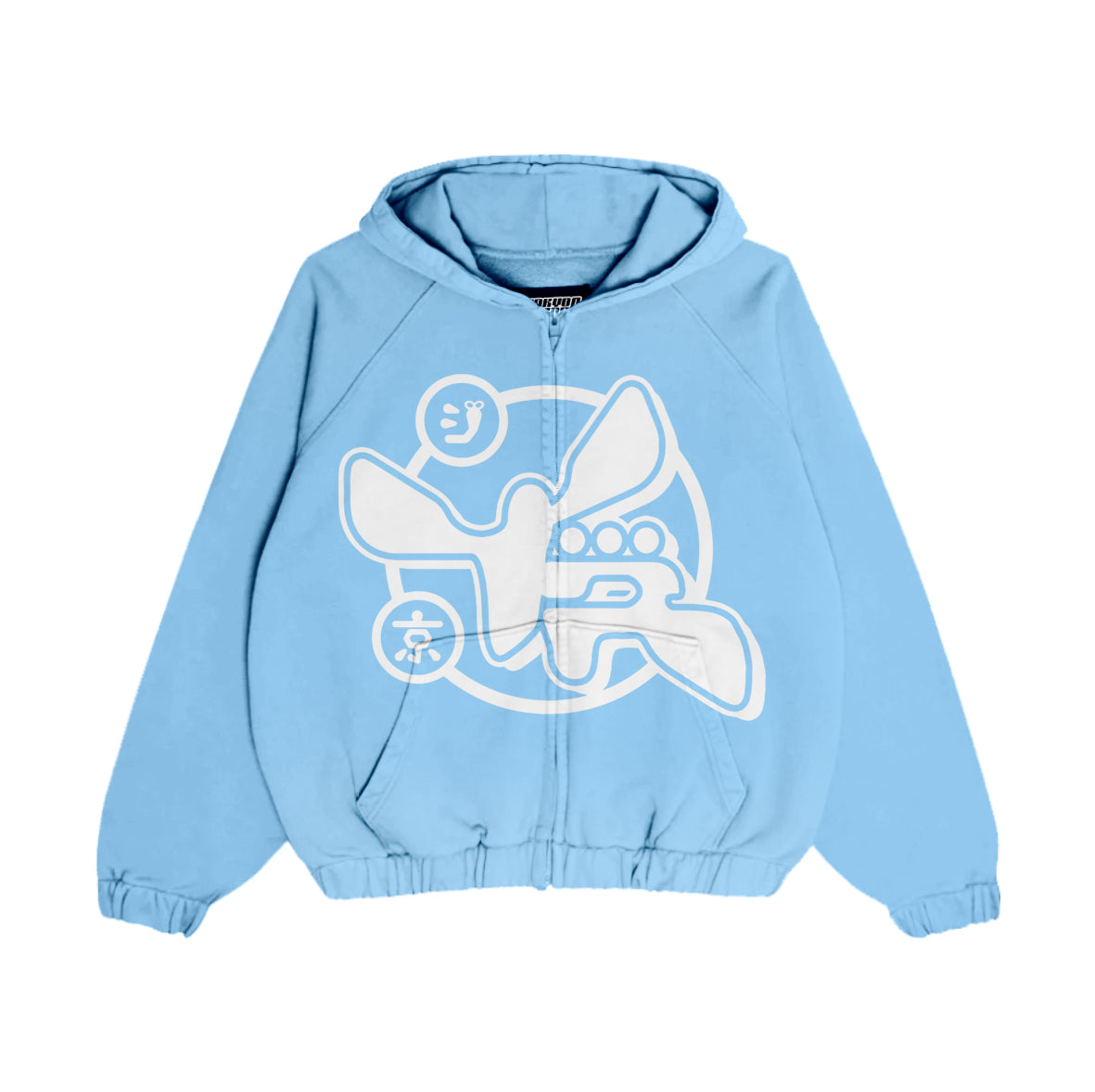 Sky Blue Logo Zip-Up